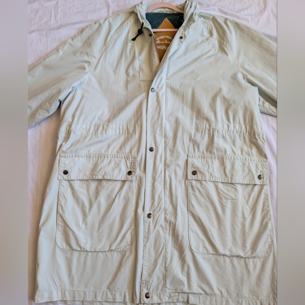 Vintage Burberry Thomas Burberry Rain Jacket Hooded Coat Size XL-XXL